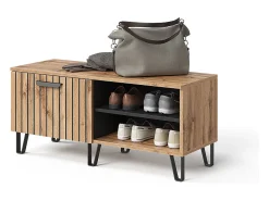 Schuhbank carvalho wotan 100x38x45 amber