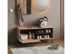 Schuhbank carvalho wotan 100x38x45 amber