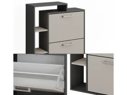 Schuhkipper antracite/creio 80x24.2x90 orlando