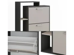 Schuhkipper antracite/creio 80x24.2x128.3 orlando