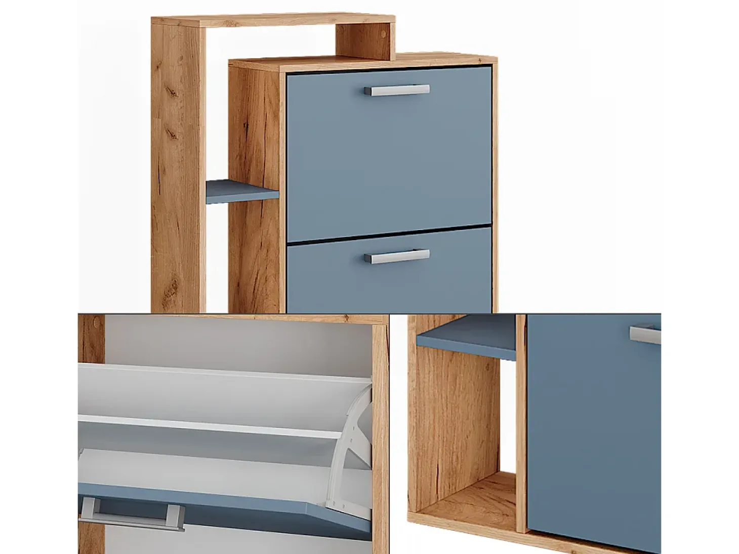 Schuhkipper carvalho goldkraft/azul 80x24.2x128.3 orlando