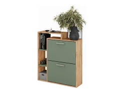 Schuhkipper carvalho/verde goldkraft 80x24.2x90 orlando