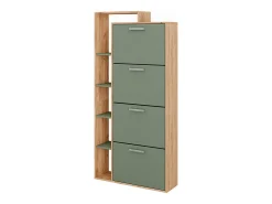 Schuhkipper carvalho/verde goldkraft 80x24.2x166.1 orlando