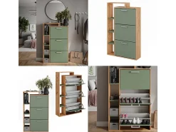 Schuhkipper carvalho/verde goldkraft 80x24.2x128.3 orlando