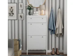 Schuhschrank branco 60x23.5x115 aron