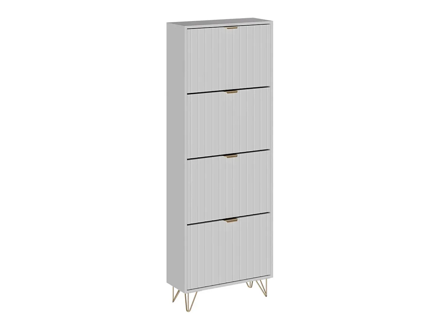 Schuhschrank branco 60x23.5x166.7 helge