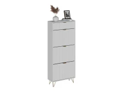 Schuhschrank branco 60x23.5x145 helge