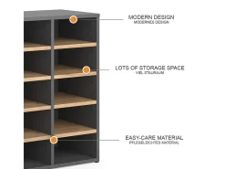 Schuhschrank carvalho goldkraft 104x33x65.5 lysander