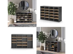 Schuhschrank carvalho goldkraft 104x33x65.5 lysander
