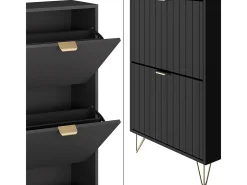 Schuhschrank preto 60x23.5x128.5 helge
