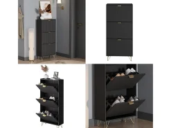 Schuhschrank preto 60x23.5x128.5 helge