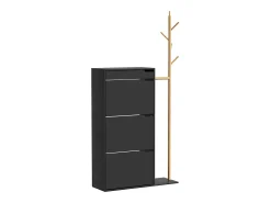 Schuhschrank preto 90x30x181.5 ivo