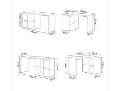 Secretária multiposições Spacio