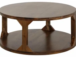 Sharada | Mesa de centro 60 cm Castanho