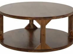 Sharada | Mesa de centro 60 cm Castanho