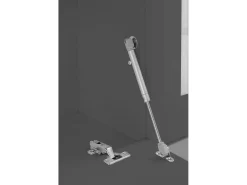 Sistema de parede Dgirm, conjunto de sala de TV com 4 portas, móveis de sala multiuso, 100% Fabricado na Itália, 260x30h180 cm, Antracite