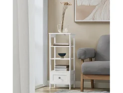 SoBuy armário, armário baixo, armário de banheiro FBT91-W