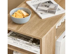 SoBuy armário baixo, Armário com rodas, armário multifuncional FBT34-N