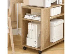 SoBuy armário baixo, Armário com rodas, armário multifuncional FBT34-N
