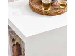 SoBuy armário baixo, Armário com rodas, armário multifuncional FBT135-W