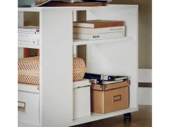 SoBuy armário baixo, Armário com rodas, armário multifuncional FBT34-W
