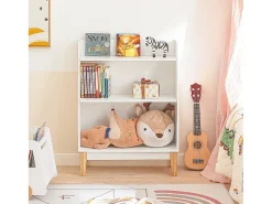 SoBuy armário de criança, armário de livros infantis, armário infantil KMB47-W
