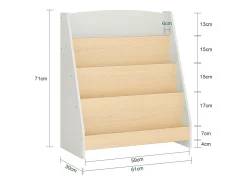 SoBuy armário de criança, armário de livros infantis, armário infantil KMB106-HG