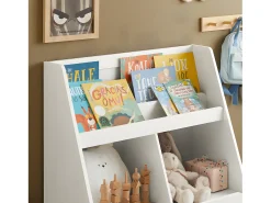 SoBuy armário de criança, armário de livros infantis, armário infantil KMB83-W