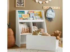 SoBuy armário de criança, armário de livros infantis, armário infantil KMB83-W