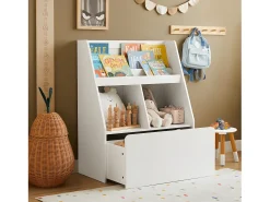 SoBuy armário de criança, armário de livros infantis, armário infantil KMB83-W