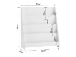 SoBuy armário de criança, armário de livros infantis, armário infantil KMB32-W