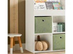 SoBuy armário de criança, armário de livros infantis, armário infantil KMB79-W