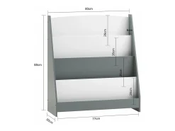 SoBuy armário de criança, armário de livros infantis, armário infantil KMB32-HG