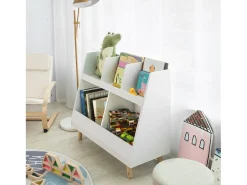 SoBuy armário de criança, armário de livros infantis, armário infantil KMB19-W