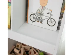 SoBuy armário de criança, armário de livros infantis, armário infantil KMB19-W