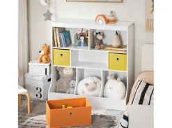 SoBuy armário de criança, armário de livros infantis, armário infantil KMB26-W