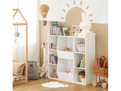 SoBuy armário de criança, armário de livros infantis, armário infantil KMB55-W