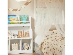 SoBuy armário de criança, armário de livros infantis, armário infantil KMB57-W