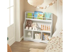 SoBuy armário de criança, armário de livros infantis, armário infantil KMB57-W