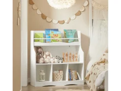 SoBuy armário de criança, armário de livros infantis, armário infantil KMB57-W