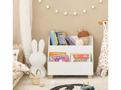 SoBuy armário de criança, armário de livros infantis, armário infantil KMB54-W