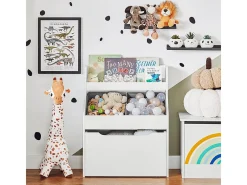 SoBuy armário de criança, armário de livros infantis, armário infantil KMB71-W