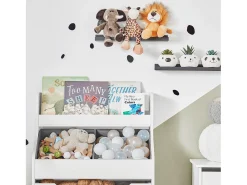 SoBuy armário de criança, armário de livros infantis, armário infantil KMB71-W