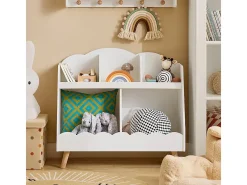 SoBuy armário de criança, armário de livros infantis, armário infantil KMB100-W