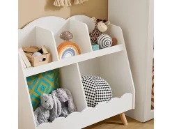 SoBuy armário de criança, armário de livros infantis, armário infantil KMB100-W