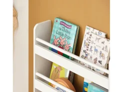 SoBuy armário de criança, armário de livros infantis, armário infantil KMB08-K-W