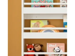 SoBuy armário de criança, armário de livros infantis, armário infantil KMB08-K-W