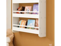 SoBuy armário de criança, armário de livros infantis, armário infantil KMB08-K-W