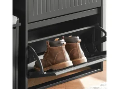 SoBuy armário de sapatos, Armário de sapatos estreito, armário para sapatos FSR165-K-SCH