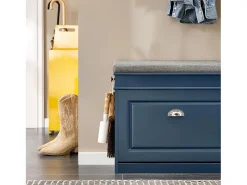 SoBuy Armário de sapatos com prateleira, banco, Banco com sapateira FSR82-K-B